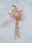 3D Phoenix Hairpin - Gold, Gold