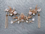 Phoenix Blossom Set - Gold, Pink (3 pcs)