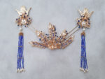 Flamboyant Phoenix Feathers Set - Gold, Sapphire (3 pcs)
