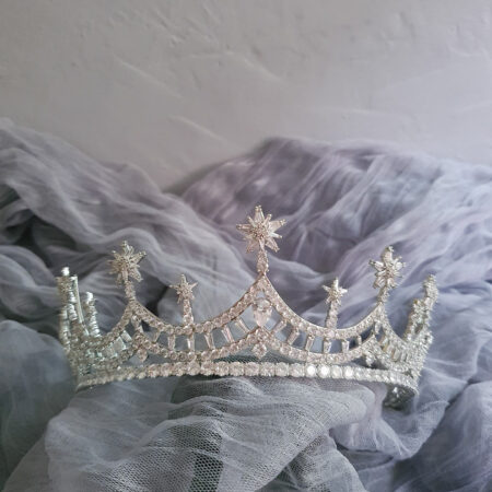 Twinkling Star Crown - Rhodium White Gold
