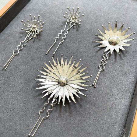 Constellation Pin XL - Rhodium White Gold