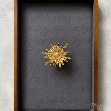 Blooming Rays Buckle - 18k Yellow Gold