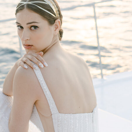 Criss Cross Headband - Gold