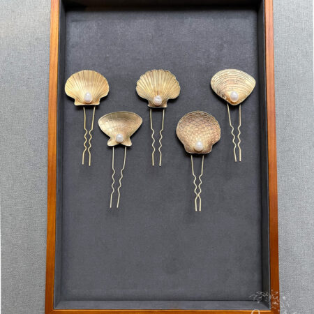 Sea Shell Hairpin L - Doff Gold