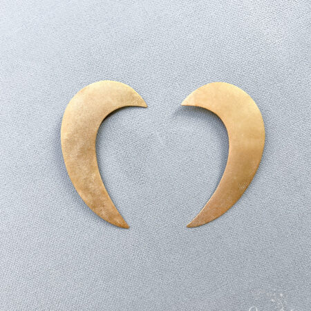 Crescent Earcuff Pair - Gold (1 pair)