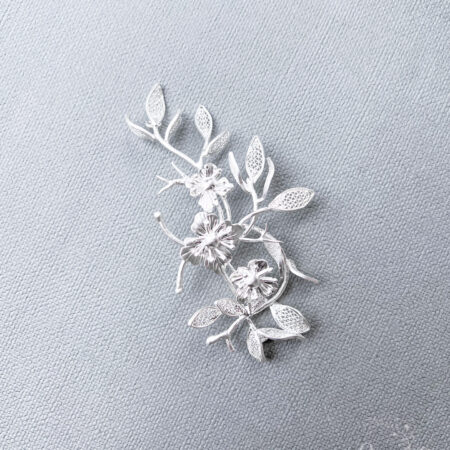 Twinings Flower Small Hairvine - Doff Silver