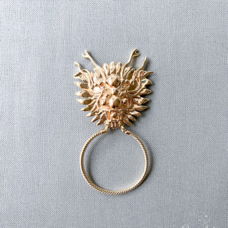 Ancient Dragon Gate Buckle - 18k Yellow Gold