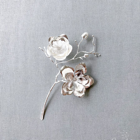 True Petals Hairpin - Doff Silver
