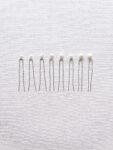 Pearl Hairpin Small Set - White Silver (10 pcs)