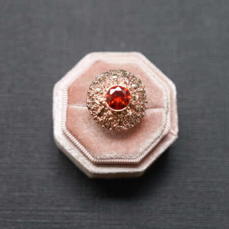 Kartini Ring - 18k Rose Gold, Ruby