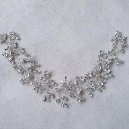 Del Fleuri Hairvine - White Silver