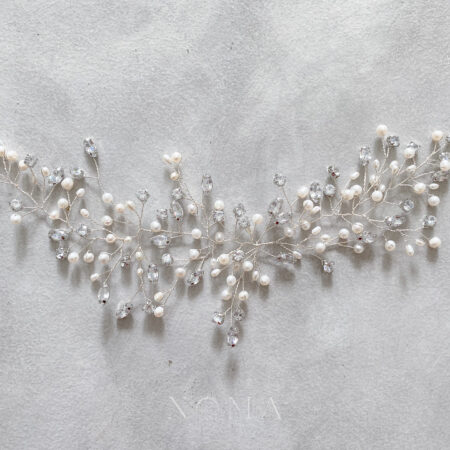 Entangled Hairvine - White Silver