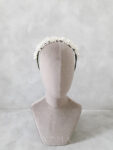 CC White Fleuri Headband - White Silver, White