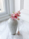 CG Lily Bouquet Hairpin - Gold, Pink