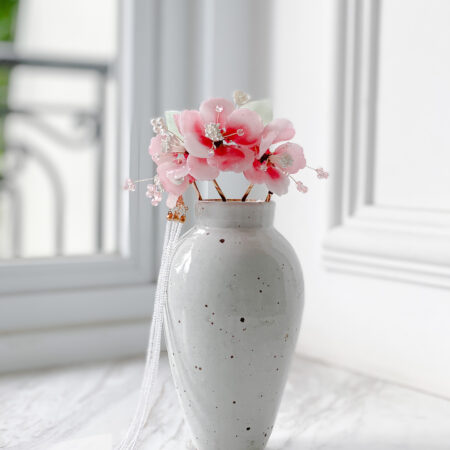 CG Pink Spring Hairpin - Gold, Pink