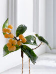 HS Forest Bird Hairpin - Gold, Green