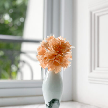 HS Peachy Carnation Hairpin - Gold, Peach