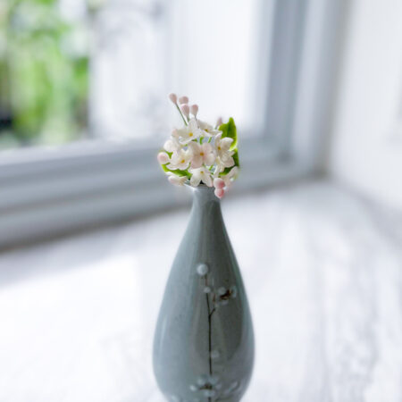 CC Tiny Blush Flower Hairpin - Pink