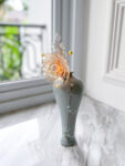 LR Lantern Lotus Transparent Hairpin - Gold, Transparent