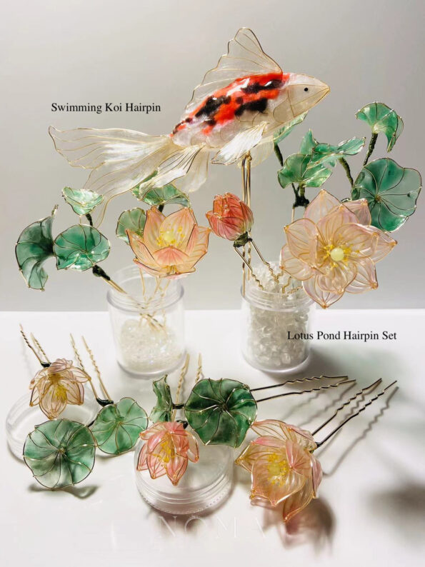 FLR-202200002-LR-Swimming-Koi-Hairpin-Gold