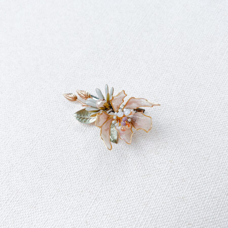 Blushy Small Hairclip - Gold
