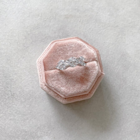 Marquise Arrow Ring - Rhodium White Gold