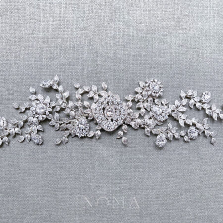 1001 Nights Hairvine/Brooch - White Gold