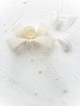 Millinery Twist Veil - White