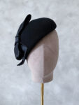 Black Bow Cap - Black