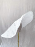 White Chantily Wide Meter Hat - White