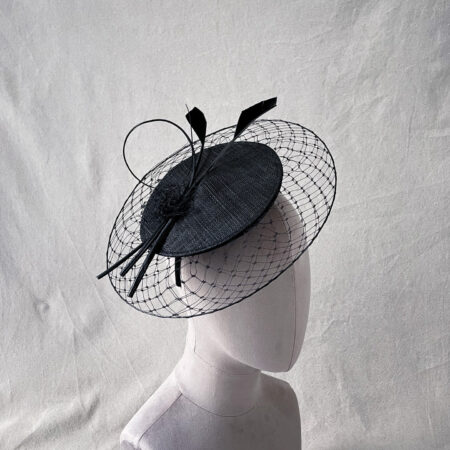 Paris I'm in Love Millinery - Black