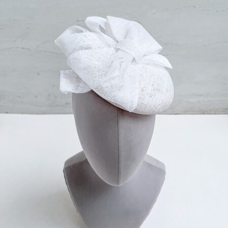Hi There Millinery Hat - White