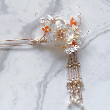 Sunset Beauty Hairpin - Gold
