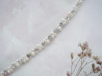 Mona Pearl Headband - White Silver