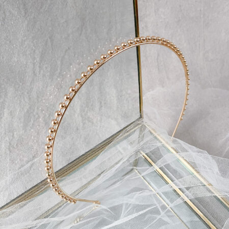Ball Chain Headband - 18k Yellow Gold