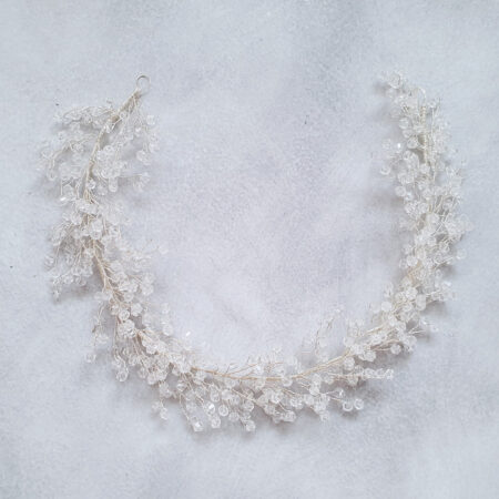 Cottontail Hairvine - White Silver