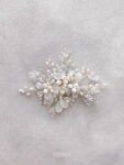 Extravagant Shells Brooch - White Silver