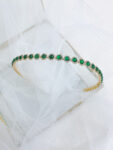 Jade Halo Headband - 18k Yellow Gold, Jade