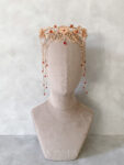 Flowery Headband - Gold, Red