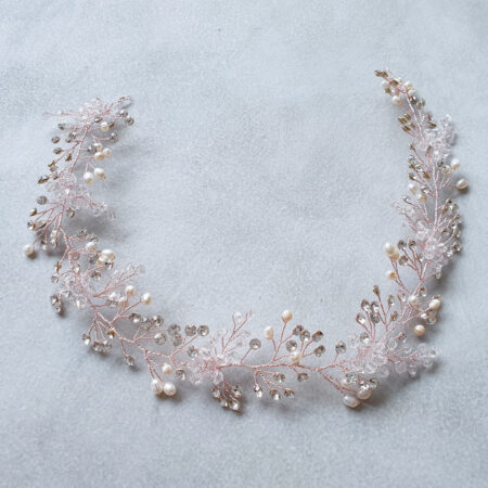 Perle Twigs Hairvine - Rose Gold