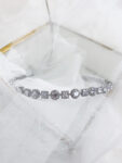 Princess Halo Round Halo Headband - Rhodium White Gold