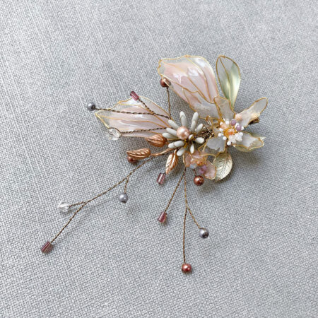 Blushy Large Hairvine - Gold