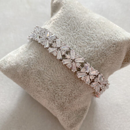 Geometrically Bracelet - Rhodium White Gold