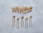 Eloquent Twines Hairpin Set - Gold (5 pcs)