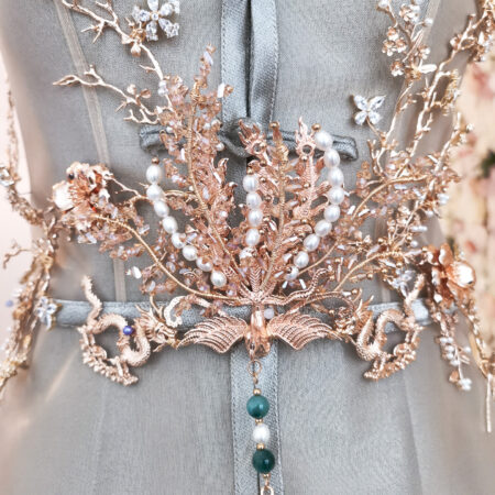 Dynasty Garden Body Piece - Gold