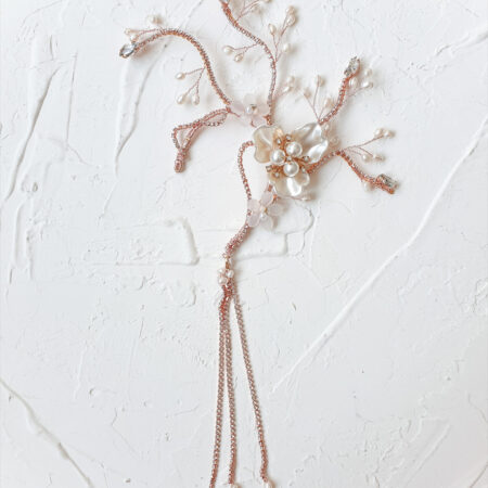 Spring Summer Earpiece - Rose Gold (Left)