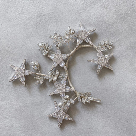 Night Sky Earpiece - White Gold (Right)