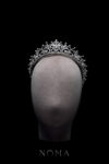 Luxurious Pearl Crown - Rhodium White Gold