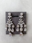 Fallon Earrings - Rhodium White Gold