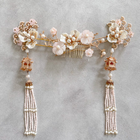 Pagoda Pink Set - Gold, Pink (3 pcs)
